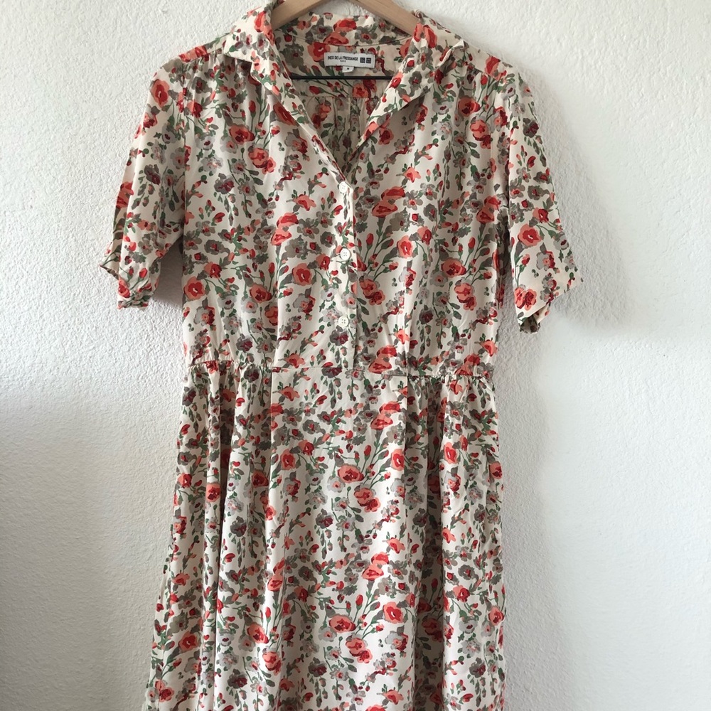 Uniqlo/Ines De La Fressange Floral Dress (M)